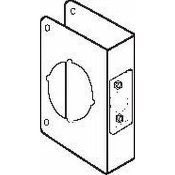 Don-Jo Classic Wrap Around for Cylindrical Door Lock with 2-1/8" Hole with 2-3/4" Backset and 1-3/4" Door CW8110B